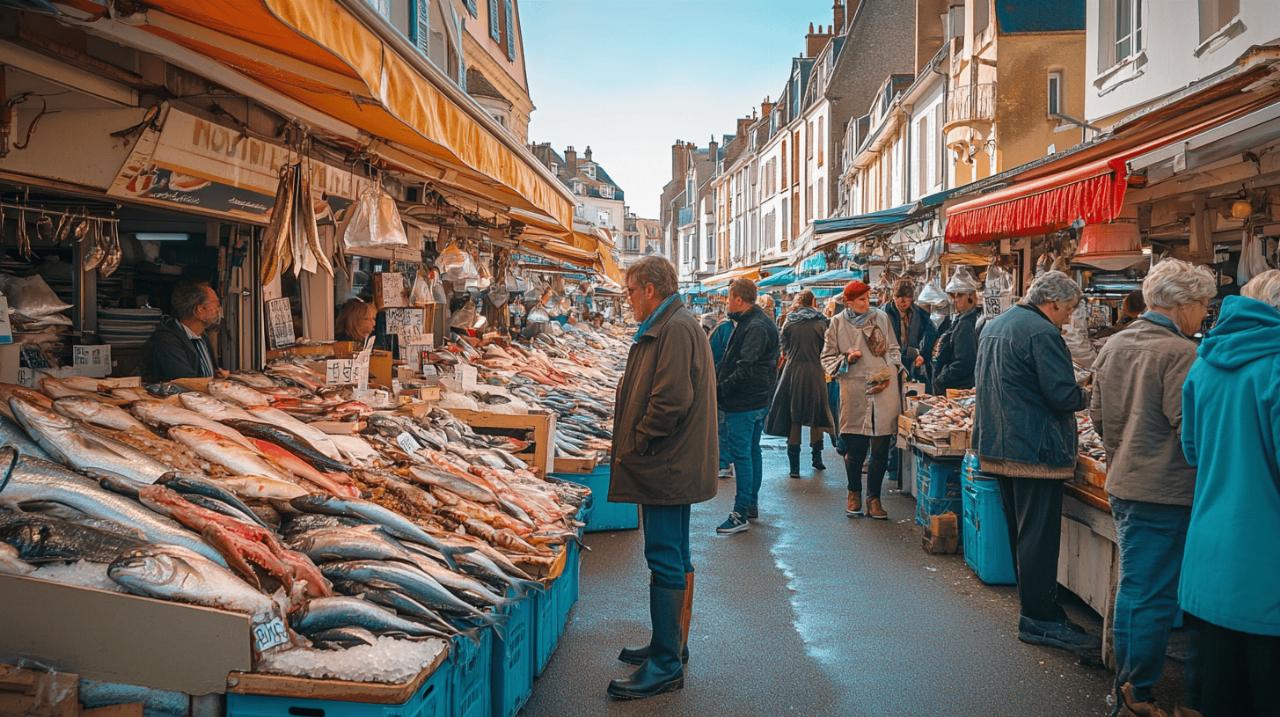 Découvrez la véritable ambiance normande à Trouville : voyage gustatif au cœur de la criée
